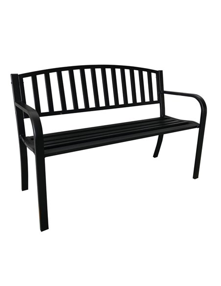 Panca da giardino Hollywood L120cm in acciaio verniciato P1362223 Garden Friend TAVOLI E SEDUTE DA ESTERNI