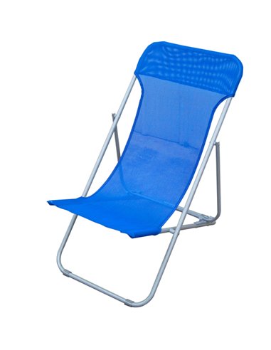 Sdraio pieghevole blu Beach S1622037