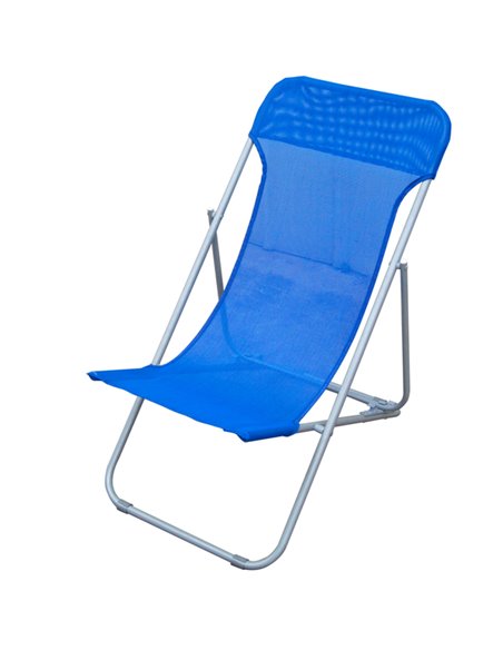 Sdraio pieghevole blu Beach S1622037