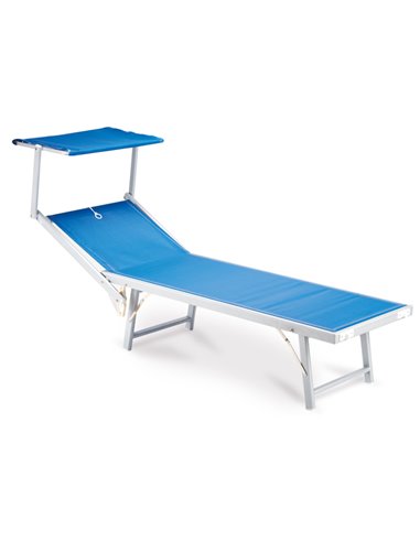 Lettino con copertura blu Ibiza L1532418