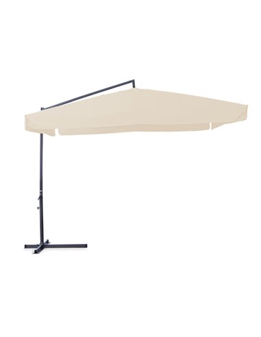 Ombrellone quadro 3x3 con braccio laterale ecru O850007/E