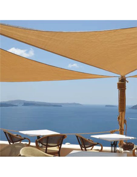 Tenda a vela ombreggiante triangolare 3,6m tortora T1699037