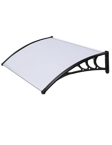 Pensilina modulare L150xP100cm satinato opalino in policarbonato compatto P1327012 X-Robust COPERTURE DA ESTERNI