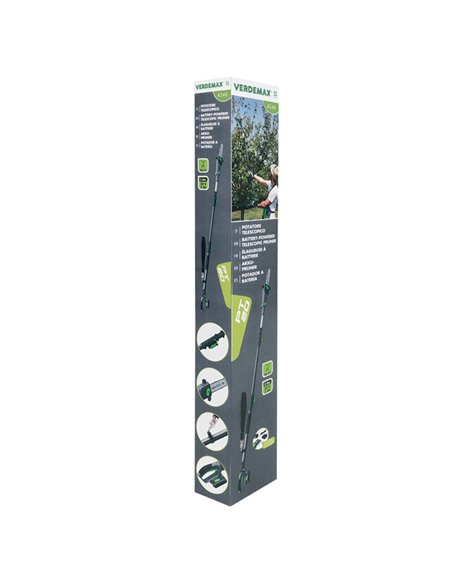 Potatore telescopico a batteria PT20 20V-2Ah 4346 Verdemax ATTREZZI A BATTERIA