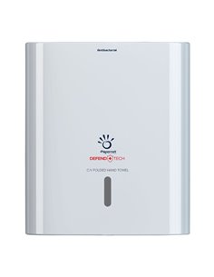 Dispenser Antibatterico Defend Tech Asciugamano Piegato C/V 416143 PAPERNET ACCESSORI PER IL BAGNO E DISPENSER