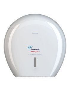 Dispenser Antibatterico Defend Tech Carta Igienica Maxi Jumbo 416146 PAPERNET ACCESSORI PER IL BAGNO E DISPENSER