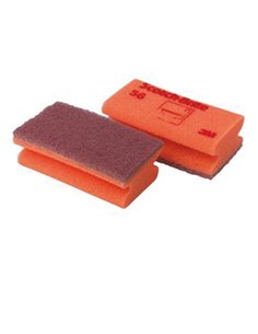 Conf 10 spugne accoppiate rosso Scotch-Brite® 56 7100145508 SCOTCH-BRITE PANNI e SPUGNE