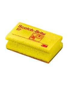 Conf 10 spugne accoppiate giallo Scotch-Brite® 57 7000037577 SCOTCH-BRITE PANNI e SPUGNE
