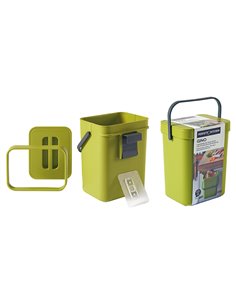 Pattumiera GINO per rifiuti organici verde 5 lt Perfetto 29100 2
