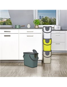 Pattumiera ALBULA 25 Lt Antracite ROTHO F707535 ROTHO PATTUMIERE E BIDONI 2