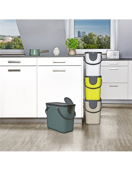 Pattumiera ALBULA 25 Lt Antracite ROTHO F707535 ROTHO PATTUMIERE E BIDONI