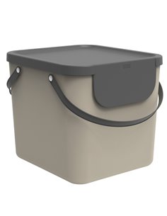 Pattumiera ALBULA 40 Lt Cappuccino ROTHO F707544 ROTHO PATTUMIERE E BIDONI
