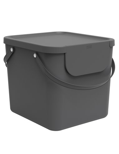 Pattumiera ALBULA 40 Lt Antracite ROTHO F707545 ROTHO PATTUMIERE E BIDONI