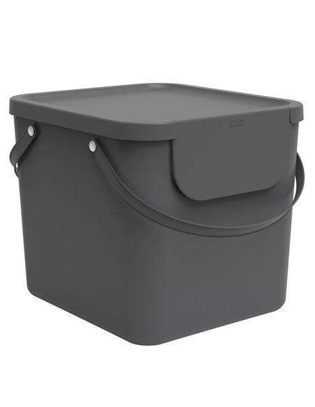 Pattumiera ALBULA 40 Lt Antracite ROTHO F707545 ROTHO PATTUMIERE E BIDONI