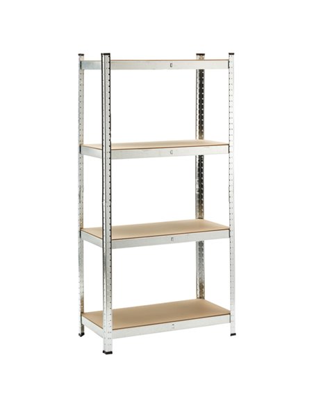 Scaffale in metallo e MFD a 4 ripiani S1851044 X-Robust SCAFFALI