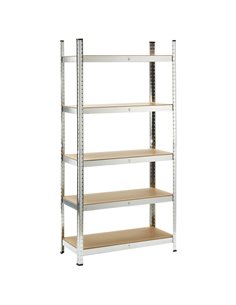 Scaffale in metallo e MDF a 5 ripiani S1851020 X-Robust CONTENITORI MULTIUSO – SCAFFALI