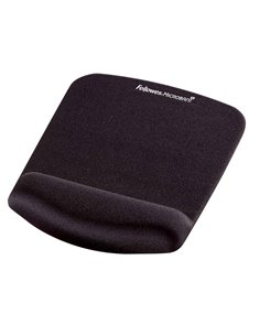 Mousepad con poggiapolsi in FoamFusion Microban PlusTouch nero Fellowes 9252003 FELLOWES MOUSEPAD E POGGIAPOLSI