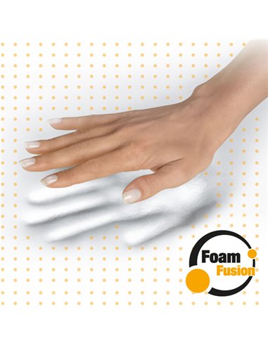 Mousepad con poggiapolsi in FoamFusion Microban PlusTouch nero Fellowes 9252003 FELLOWES MOUSEPAD E POGGIAPOLSI