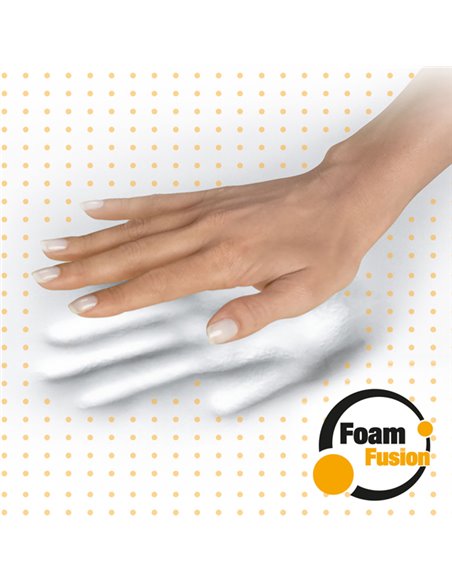 Mousepad con poggiapolsi in FoamFusion Microban PlusTouch nero Fellowes 9252003 FELLOWES MOUSEPAD E POGGIAPOLSI