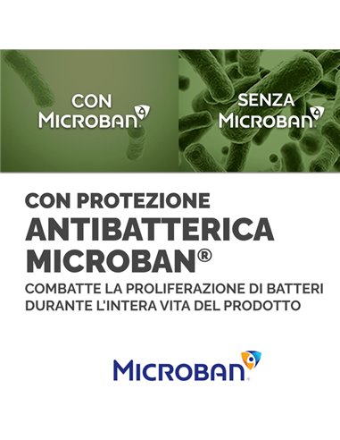 Poggiapolsi da tastiera in FoamFusion Microban PlusTouch nero Fellowes 9252103 FELLOWES MOUSEPAD E POGGIAPOLSI