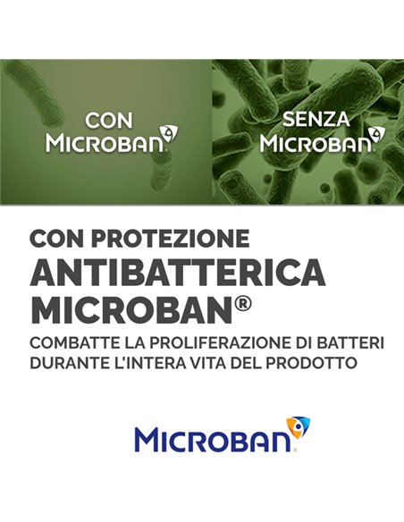 Poggiapolsi da tastiera in FoamFusion Microban PlusTouch nero Fellowes 9252103 FELLOWES MOUSEPAD E POGGIAPOLSI