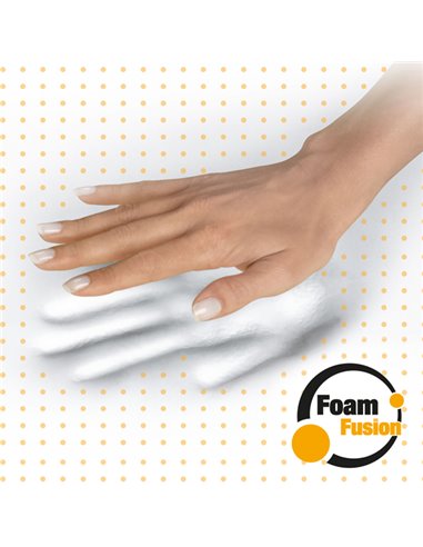 Poggiapolsi da tastiera in FoamFusion Microban PlusTouch nero Fellowes 9252103 FELLOWES MOUSEPAD E POGGIAPOLSI