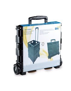 Carrello pieghevole con cassa in plastica portata max 25kg C1299040 2