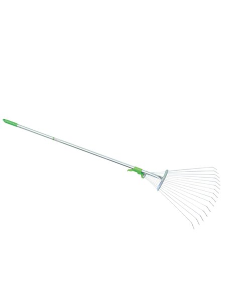 Scopa in metallo per erba e foglie regolabile 3923