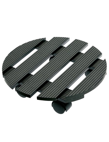 Trolley portavaso in WPC idrorepellente Ø 30cm 5144