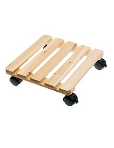 Trolley portavaso in legno 30x30cm 5151