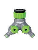 Raccordo rubinetto a 2 uscite regolabili 9461