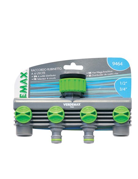 Raccordo rubinetto a 4 uscite 9464