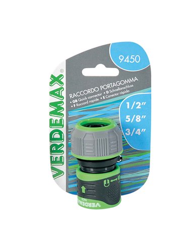 Raccordo portagomma universale Lock 9450 Verdemax IRRIGAZIONE