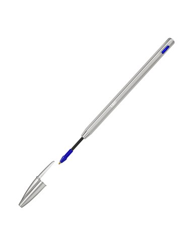 Penna sfera con cappuccio Cristal® Re'New 1mm blu BIC® 997202