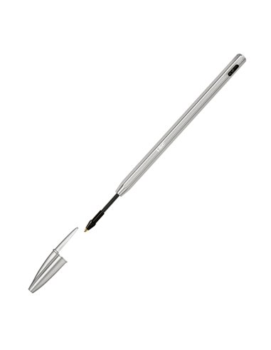 Penna sfera con cappuccio Cristal® Re'New 1mm nero BIC® 997201 BIC CON CAPPUCCIO