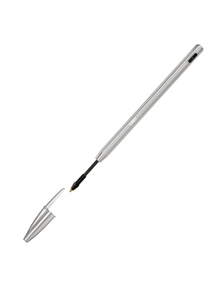Penna sfera con cappuccio Cristal® Re'New 1mm nero BIC® 997201 BIC CON CAPPUCCIO
