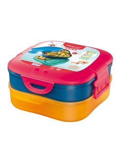 Lunch Box 3 in 1 rosa corallo Picnik Concept Maped 870701