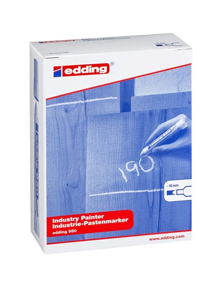 Pastello Industriale Edding e-950 nero 4-950001