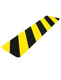 Striscia segnaletica da terra giallo/nera 610x150mm Djois B197614