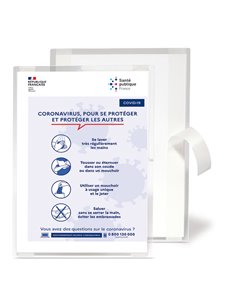 Confezione 10 display autoplastificanti f.to A4 art.15051 Djois S743101