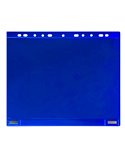 Conf. 5 Buste forate per supporti magnetici ad anelli f.to A4 blu Djois B181121