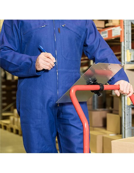Portablocco in alluminio con attacco per carrelli f.to A4 Djois B181102