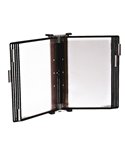Leggio antibatterico da muro + 10 buste f.to A4 nero Djois B414507