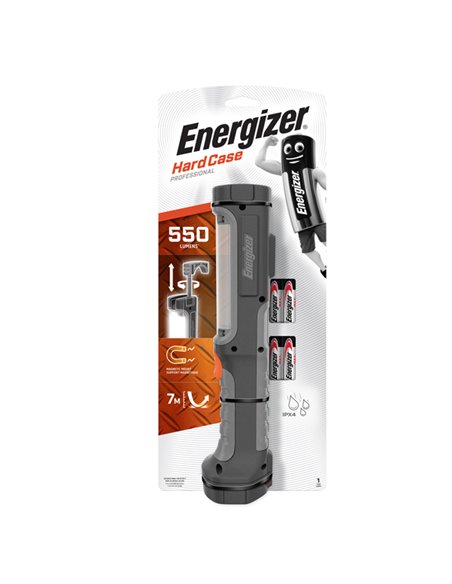 Torcia HardCase Professional Work Energizer E300835200 Energizer TORCE DA LAVORO E LAMPADINE