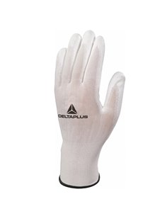 Guanto antistatico in poliestere/carbonio VE702PESD Tg.08 col. bianco VE702PESD08 DELTAPLUS GUANTI DI PROTEZIONE