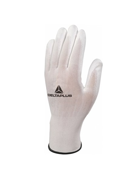 Guanto antistatico in poliestere/carbonio VE702PESD Tg.09 col. bianco VE702PESD09 DELTAPLUS GUANTI DI PROTEZIONE