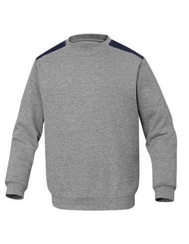 Felpa Sportiva Olino in pile Tg. L grigio OLINOGRGT DELTAPLUS FELPE-MAGLIETTE-CAMICIE