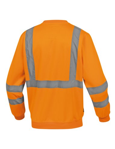 Felpa sportiva Astral alta visibilitA' Tg. L arancio fluo ASTRAORGT DELTAPLUS ALTA VISIBILITA'