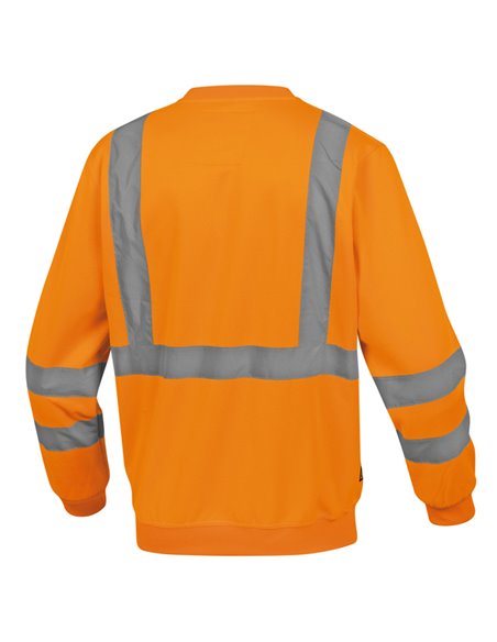 Felpa sportiva Astral alta visibilitA' Tg. L arancio fluo ASTRAORGT DELTAPLUS ALTA VISIBILITA'