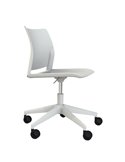 Sedia home/office Alpha GB bianco S/braccioli APGB BIANCO